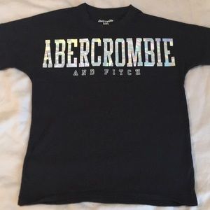 Abercrombie and Fitch Logo Long Sleeve Teeshirt